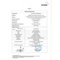 調節閥 微泄露證書 2